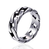 Men Stainless Steel Ring in Bulk, Titanium Steel, for man, silver color, 7mm 