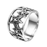 Men Stainless Steel Ring in Bulk, for man, silver color, 15.3mm 