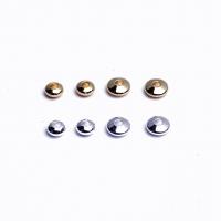 Brass Spacer Beads, Saucer, plated, DIY Approx 1.5mm 