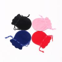 Velvet Jewelry Pouches Bags, Velveteen, fashion jewelry & for woman 