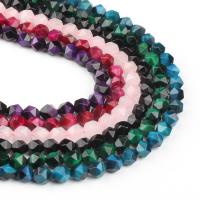Tiger Eye Beads, Rhombus, polished 