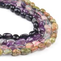 Gemischte Edelstein Perlen, Naturstein, Unregelmäßige, poliert, keine, 38PCs/Strang, verkauft von Strang