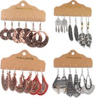 Zinc Alloy Drop Earring, plated & for woman nickel, lead & cadmium free 