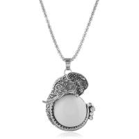 Бирюзовый Ожерелье из цинкового сплава , цинковый сплав, ювелирные изделия моды & Женский продается Strand