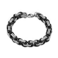 Stainless Steel Chain Bracelets, 316L Stainless Steel, plated 