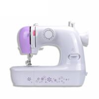 Máquina de coser, plástico ABS, estampado, con diferente enchufe de alimentación & multifuncional, Púrpura, 300x150x320mm, Vendido por UD