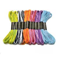 Polyester Schnur, DIY, gemischte Farben, 12PCs/Tasche, verkauft von Tasche