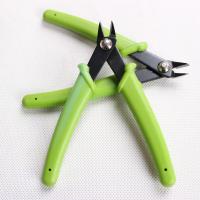 Side Cutter, Stainless Steel, with PVC Plastic, durable, green, 130mm 