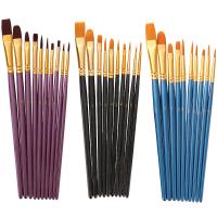 Wood Water Color Brush, with Nylon, DIY 192mm 