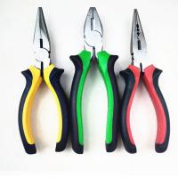High Carbon Steel Crimping Plier, with Plastic, polished, durable & dyed 160mm 