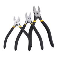 High Carbon Steel Plastic Nipper, with Thermoplastic Rubber, durable & anti-skidding black 