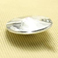 Acrylic Sewing Button, Round clear 