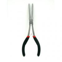 Alloy Steel Needle Nose Plier, with PVC Plastic, durable, black, 155mm 