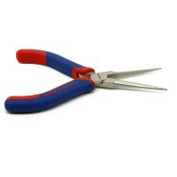 Carbon Steel Needle Nose Plier, with Plastic, durable, red, 140mm 