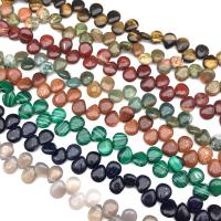 Mixed Gemstone Beads, Teardrop, polished, random style & DIY Approx 