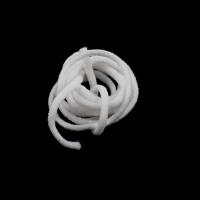 Elastic Thread Mask Earloop Cord, white, nickel, lead & cadmium free 