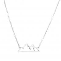 Stainless Steel Jewelry Necklace, plated, rolo chain & for woman 