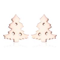 Stainless Steel Stud Earring, plated & for woman 