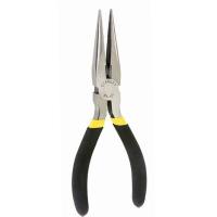High Carbon Steel Needle Nose Plier, with Plastic, durable, black 