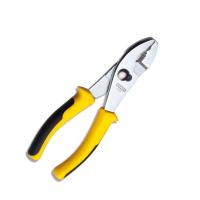 High Carbon Steel Crimping Plier, with Plastic, durable yellow 