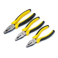 High Carbon Steel Crimping Plier, with Plastic, durable yellow 