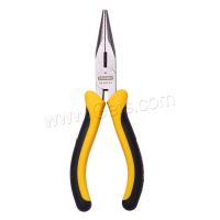 Alloy Steel Needle Nose Plier, with Plastic, durable yellow 