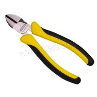 Alloy Steel Side Cutter, with Plastic, durable, yellow 