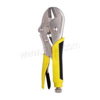 Alloy Steel Locking Pliers, with Plastic, durable, yellow 