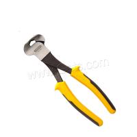 High Carbon Steel Cutting Nipper Pliers, with Plastic, durable, yellow 