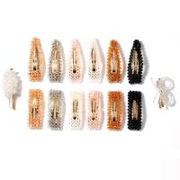 Alligator Hair Clip, Crystal, with Zinc Alloy & for woman 90mm 