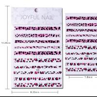 Arte de uñas de arcilla polimérica, Papel, diferente color y patrón para la elección & Efecto 3D, más colores para la opción, Vendido por UD