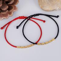 Fashion Create Wax Cord Bracelets, plated, adjustable & for woman 