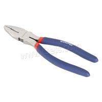 High Carbon Steel Crimping Plier, with Plastic, durable, blue 