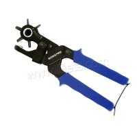 High Carbon Steel Hole Punch Plier, with PVC Plastic, durable, blue 
