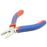 Carbon Steel Crimping Plier, with Plastic, durable, blue, 120mm 