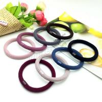 Elastic Hair Band, Cloth, with Plastic 60mm 