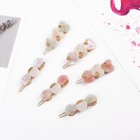 Hair Clip, Zinc Alloy, with Acetate, for woman 