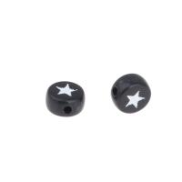 Acryl Schmuck Perlen, Stern, keine, frei von Nickel, Blei & Kadmium, 7x7x4mm, 3600PCs/Tasche, verkauft von Tasche