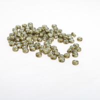 Acryl Alphabet Perlen, rund, keine, frei von Nickel, Blei & Kadmium, 7x7x3.5mm, 3600PCs/Tasche, verkauft von Tasche