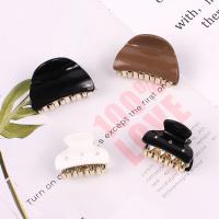 Hair Claw Clips, Stainless Steel, with Acrylic, for woman 
