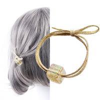 Ponytail Holder, Rubber Band, with Acrylic, for woman 