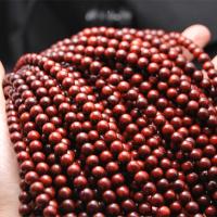 Pterocarpus Santalinus Buddhist Beads Bracelet, Round original color 