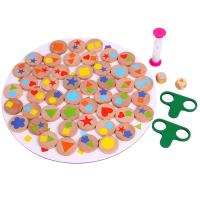 Babyspielzeug lernen, Holz, für Kinder, gemischte Farben, 320x300x40mm, verkauft von setzen