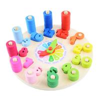 Babyspielzeug lernen, Holz, für Kinder, gemischte Farben, 220x220mm, verkauft von setzen