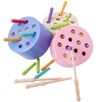 Juguetes de aprendizaje, madera, para  los niños, color mixto, 150x75x140mm, Vendido por Set