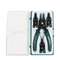 Plier Set, Alloy Steel, with Plastic, 5 pieces & durable & detachable & multifunctional, green, 150mm 