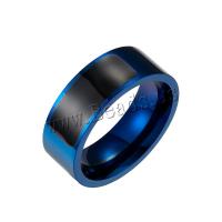 El anillo de dedo unisex, acero inoxidable, Tallado, Joyería & unisexo & diverso tamaño para la opción, más colores para la opción, Vendido por UD