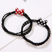 Ponytail Holder, Elastic Thread, Bowknot, for woman 60mm 