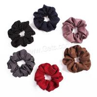 Hair Scrunchies, Rubber Band, with Polyester, for woman 