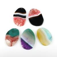Agate Cabochon, mixed colors, 30~55mm 